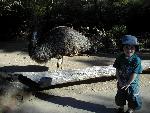 Ryan and an Emu