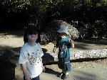 Marc and Ryan and an Emu