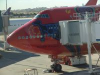 Our 747-400 at the terminal - Sydney Airport (NSW, Australia)