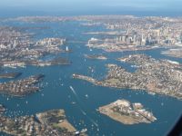 Sydney Harbour - Over Sydney (NSW, Australia)