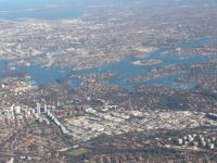 St Leonards and looking south over the city - Over Sydney (NSW, Australia)