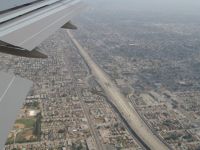 110/42 freeway interchange, Graham - Over LA (California, USA)