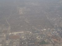 405/105 freeway interchange - Over LA (California, USA)