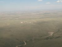A road off into the horizon - Over Denver (Colorado, USA)