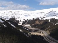 Entrance to Eisenhower Memorial Tunnel - Route 6 - Road up through Loveland Pass (Colorado, USA)