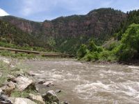 Colorado River and I70 - Glenwood Canyon (Colorado, USA)