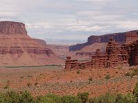 View back to Hittle Bottom from Fisher Towers - Colorado Gorge (Utah, USA)