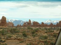 Skyline of rocks - Arches National Park (Utah, USA)