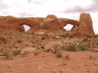 North and South Windows - Arches National Park (Utah, USA)