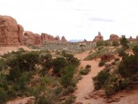 View from Double Arch - Arches National Park (Utah, USA)