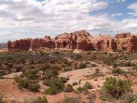 Double Arch among the rest of the rocks - Arches National Park (Utah, USA)