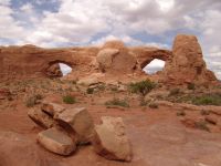 North and South Arch - Arches National Park (Utah, USA)