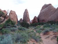 Weatherworn rocks - Arches National Park (Utah, USA)