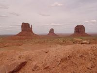 West Mitten, East Mitten, Merrick Butte - Monument Valley (Arizona, USA)