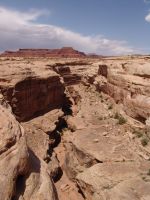 Canyon we found crossing a bridge - Route 95 North (Utah, USA)