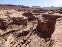 Canyon we found crossing a bridge - Route 95 North (Utah, USA)