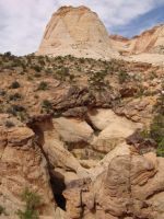 Rock pools in Capitol Gorge - Capitol Reef National Park (Utah, USA)