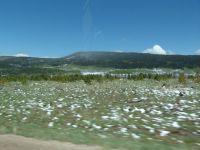 Patches of snow - Route 191 North (Utah, USA)
