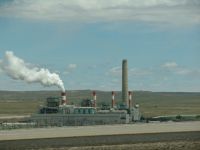 Dave Johnston power plant - Route 25 south (Wyoming, USA)