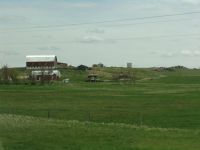 Wyoming farms - Route 18 east (Wyoming, USA)