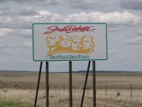 Welcome to South Dakota sign - Route 18 east (South Dakota, USA)