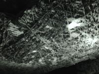 Boxwork in Wind Cave by infrared light - Wind Cave National Park (South Dakota, USA)