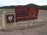 Custer State Park sign - Custer State Park (South Dakota, USA)