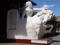 Crazy Horse scale model - Crazy Horse Memorial (South Dakota, USA)