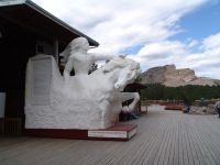 Crazy Horse model and memorial - Crazy Horse Memorial (South Dakota, USA)