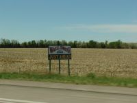 Wall Drug sign - Route 90 east (South Dakota, USA)