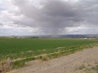 Isolated rain storm over Bighorn Canyon National Recreation Area - Bighorn Canyon National Recreation Area (Wyoming, USA)