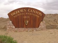 Bighorn Canyon National Recreation Area sign - Bighorn Canyon National Recreation Area (Montana, USA)