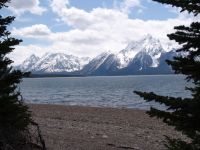 Grand Teton range over Jackson Lake - Grand Teton National Park (Wyoming, USA)