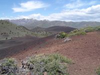 Pioneer Mountains from Inferno Cone - Craters of the Moon National Monument (Idaho, USA)