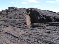 Top of a lava tunnel - Craters of the Moon National Monument (Idaho, USA)