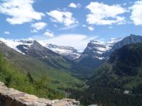McDonald Creek valley - Glacier National Park (Montana, USA)