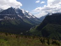 McDonald Creek valley - Glacier National Park (Montana, USA)