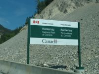 Kootenay National Park sign - Kootenay National Park (British Columbia, Canada)