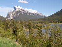 Mt Rundle near Banff - Banff National Park (Alberta, Canada)