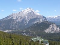 Cascade Mountain over Banff - Banff Gondola - Sulphur Mountain (Alberta, Canada)