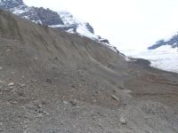 Lateral moraine - Jasper National Park (Alberta, Canada)