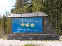 Welcome to British Columbia sign - Yoho National Park (British Columbia, Canada)