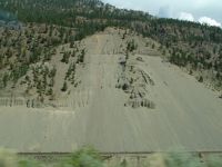 Sandy hillsides - Trans-Canada 1 west (British Columbia, Canada)