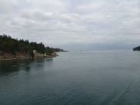 Islands in the Strait of Georgia - Ferry from Vancouver to Vancouver Island (British Columbia, Canada)