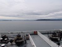 Islands in the Strait of Georgia - Ferry from Vancouver to Vancouver Island (British Columbia, Canada)