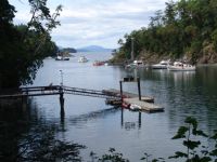 View out into the cove - Butchart Gardens (British Columbia, Canada)