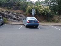 Some clown took up three spaces! - Mt Douglas (British Columbia, Canada)
