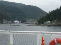 Coming into Horseshoe Bay - Ferry ride from Nanaimo to Horseshoe Bay (British Columbia, Canada)