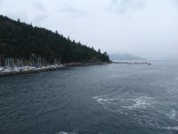 Coming into Horseshoe Bay - Ferry ride from Nanaimo to Horseshoe Bay (British Columbia, Canada)
