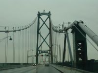 Driving over the Lions Gate Bridge - Lions Gate Bridge (British Columbia, Canada)